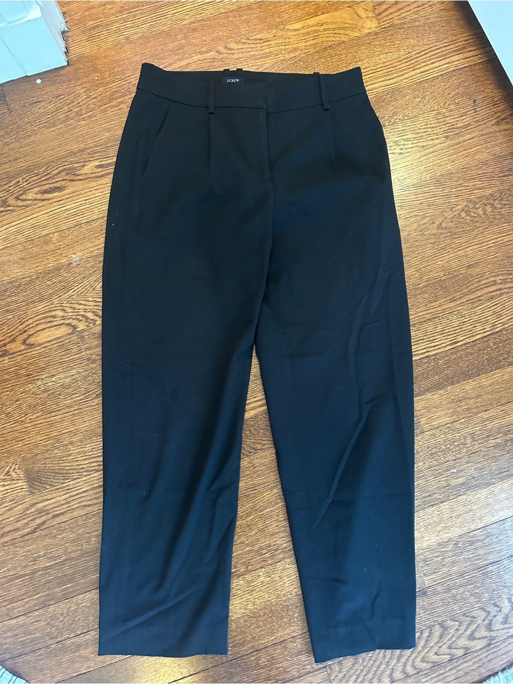 J. Crew Black Work Trousers